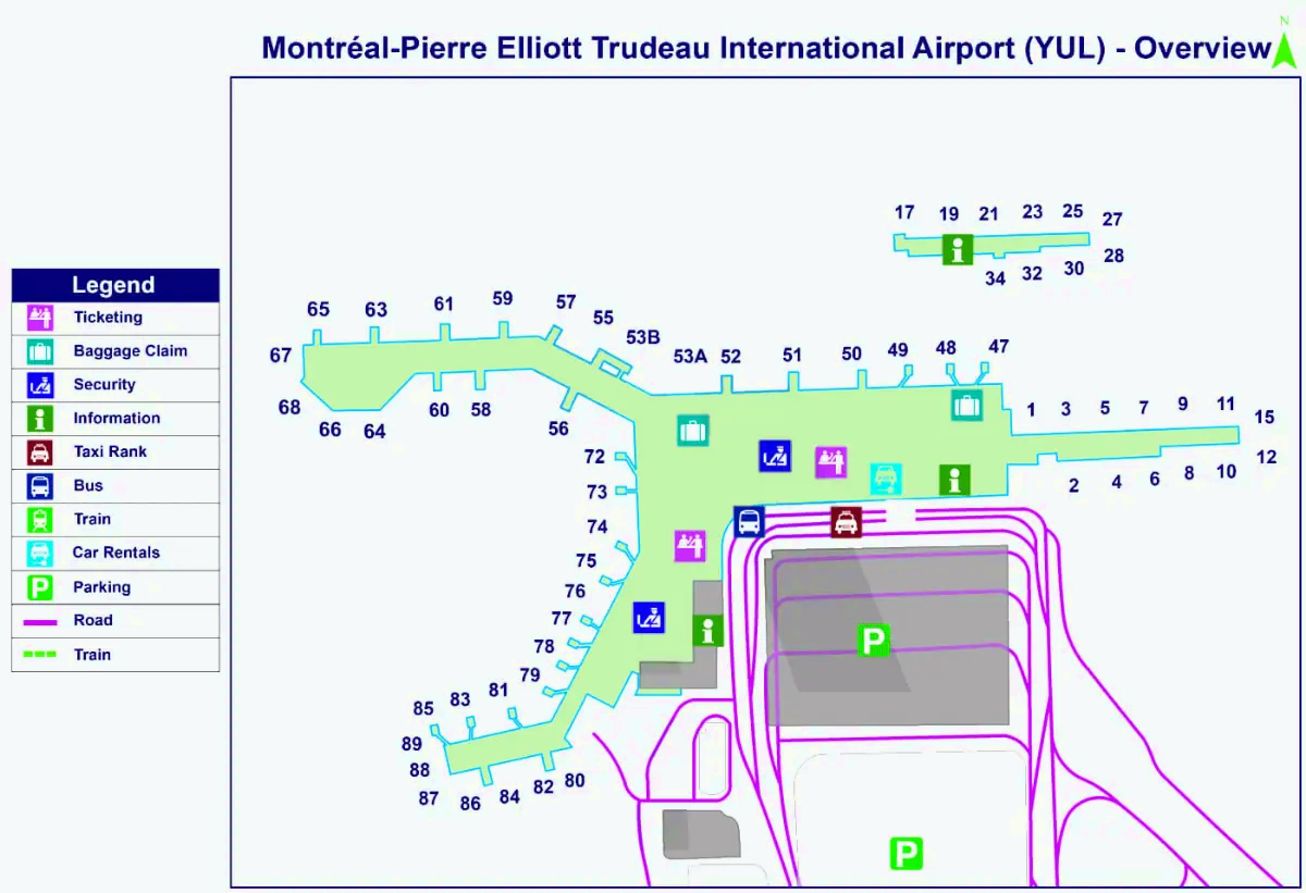 Aeropuerto Internacional Pierre Elliott Trudeau de Montreal