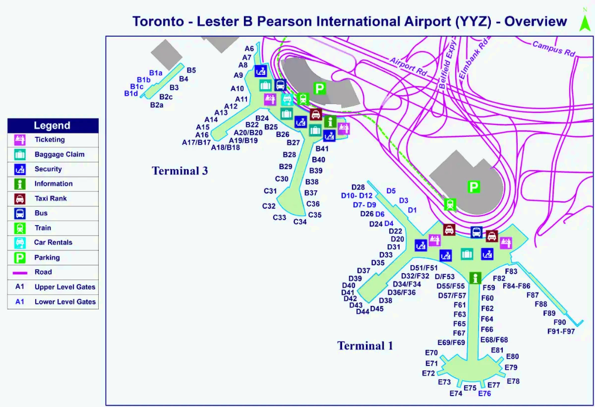 Toronto Pearson internasjonale lufthavn